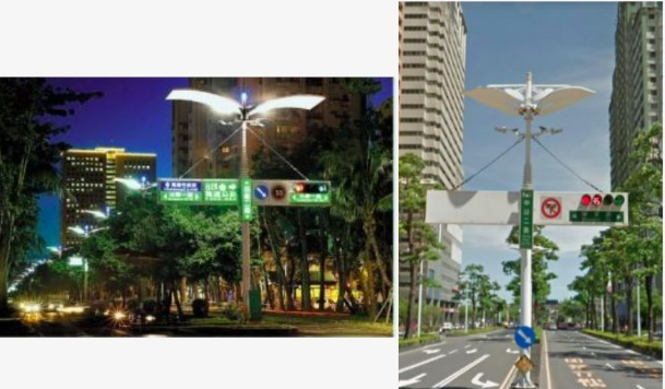 道路（lù）交通合杆（gǎn）景觀路燈